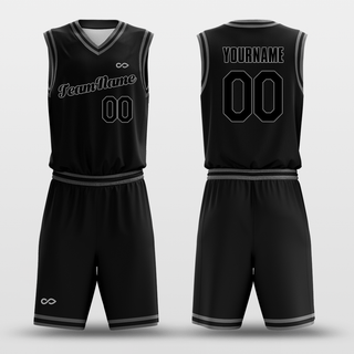 black gray basketball jerseys