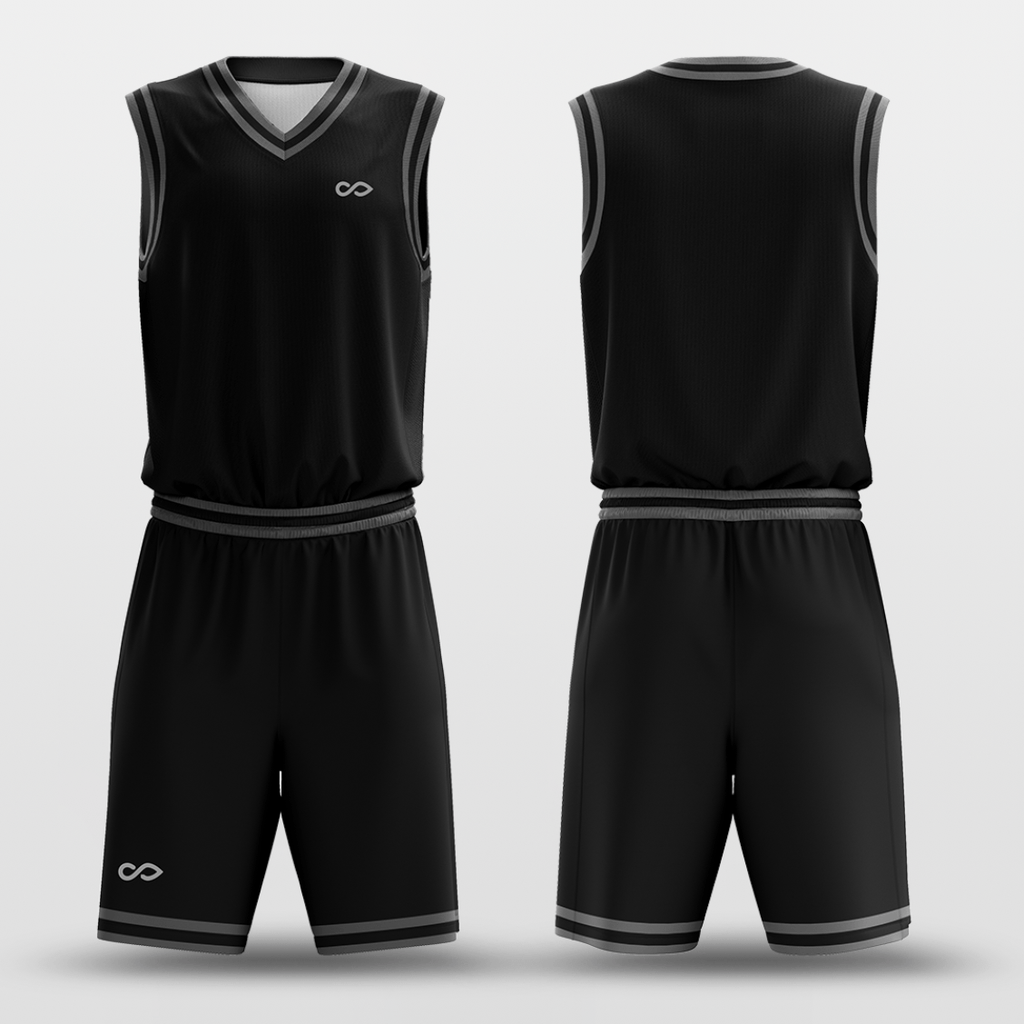 Black Gray - Custom Basketball Jersey Design for Team-XTeamwear