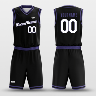 black purple basketball jerseys