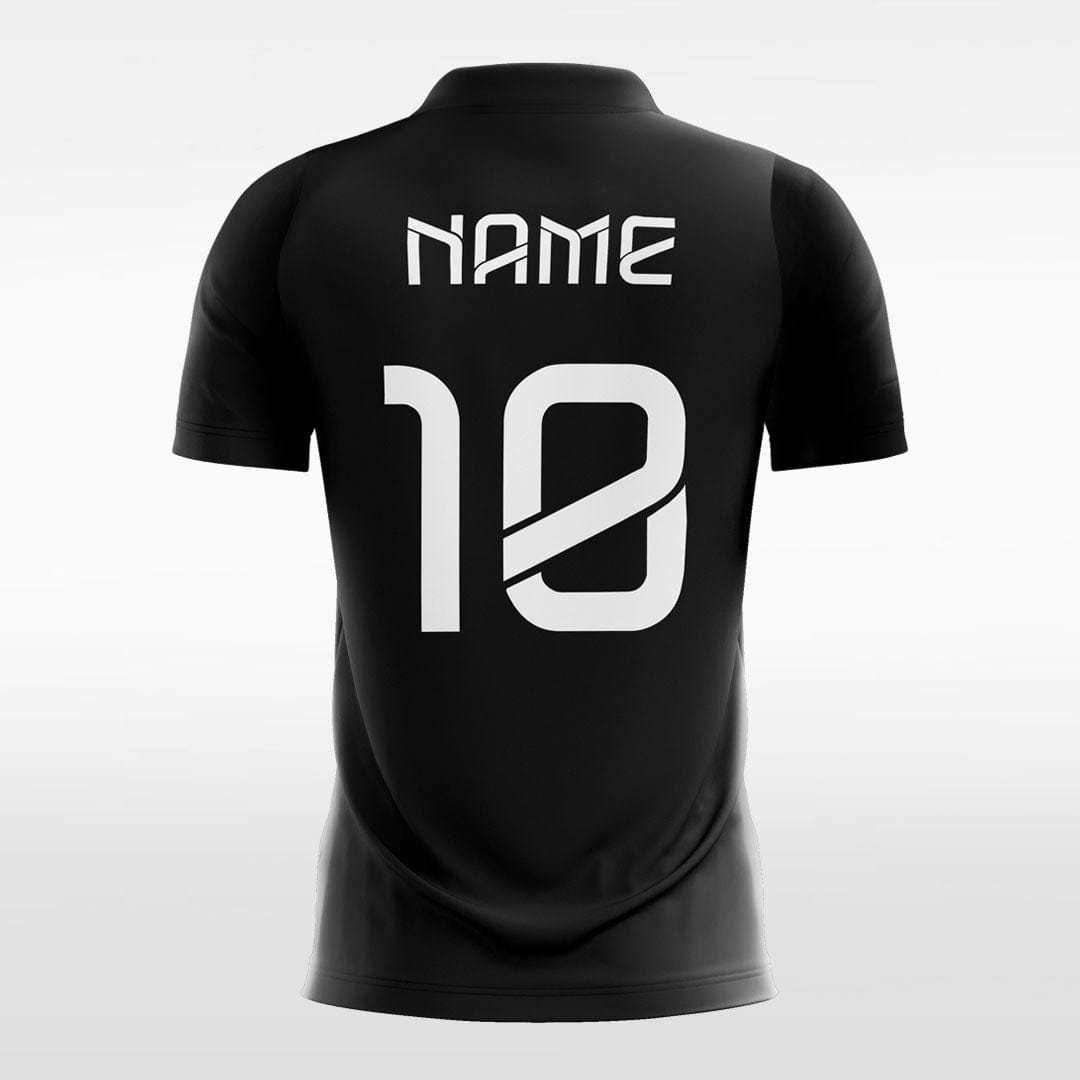 Vintage Fingerprint - Custom Soccer Jerseys Kit Black Design-XTeamwear