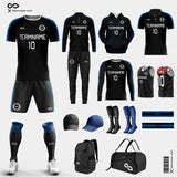 Black Soccer Uniform Pack List