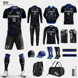 Black Soccer Uniform Pack List