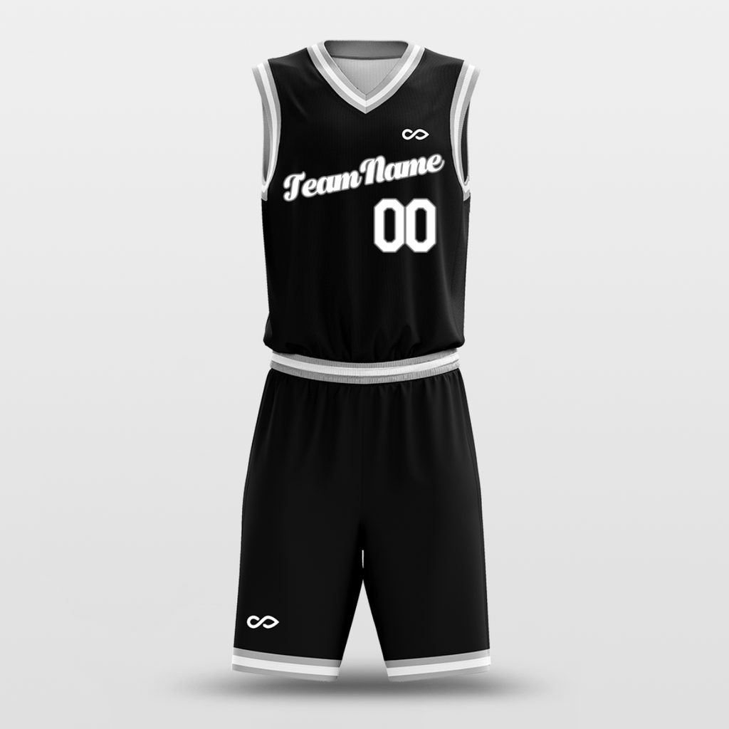 black white jerseys for basketball