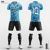 Blue Camo Soccer Jerseys for Youth