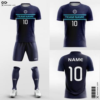 Blue Soccer Jersey Kit Classic for Kids