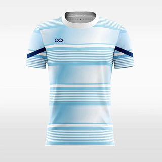 blue soccer jersey