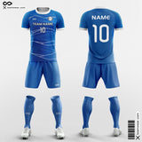 Blue Soccer Jerseys Custom Design