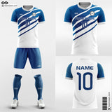 blue stripe soccer jersey