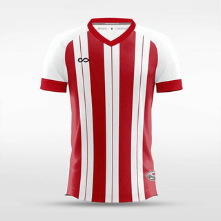 red stripe soccer jerseys