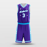 Purple Basketball Jersey Set