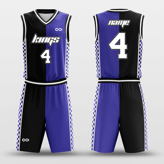 Black and Purple Basketball Jerseys