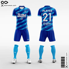 Cikers Sports 非黑五 Blue / S Thorn - Men's Sublimated Football Kit