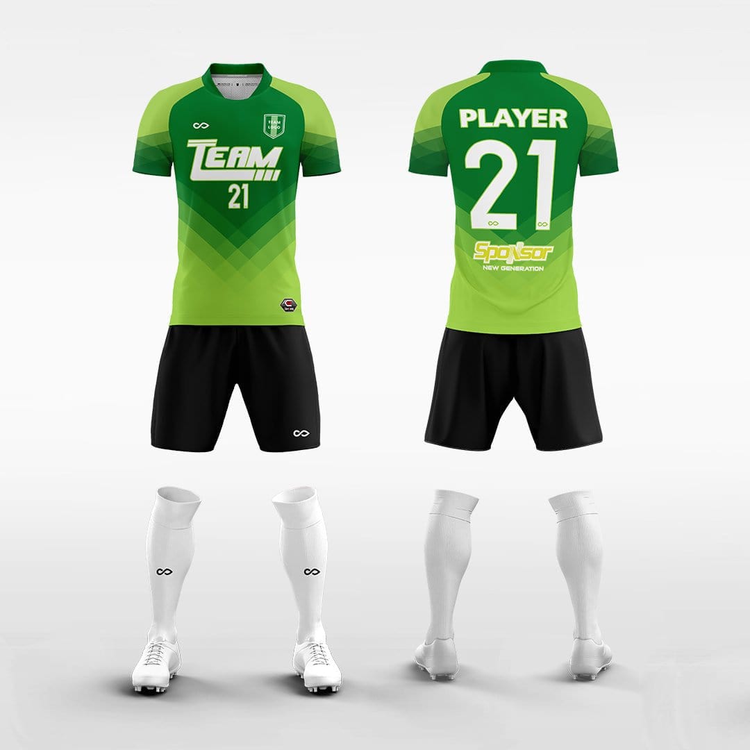 Cikers Sports 非黑五 Green / XXXS Continent - Kids Sublimated Football Kit