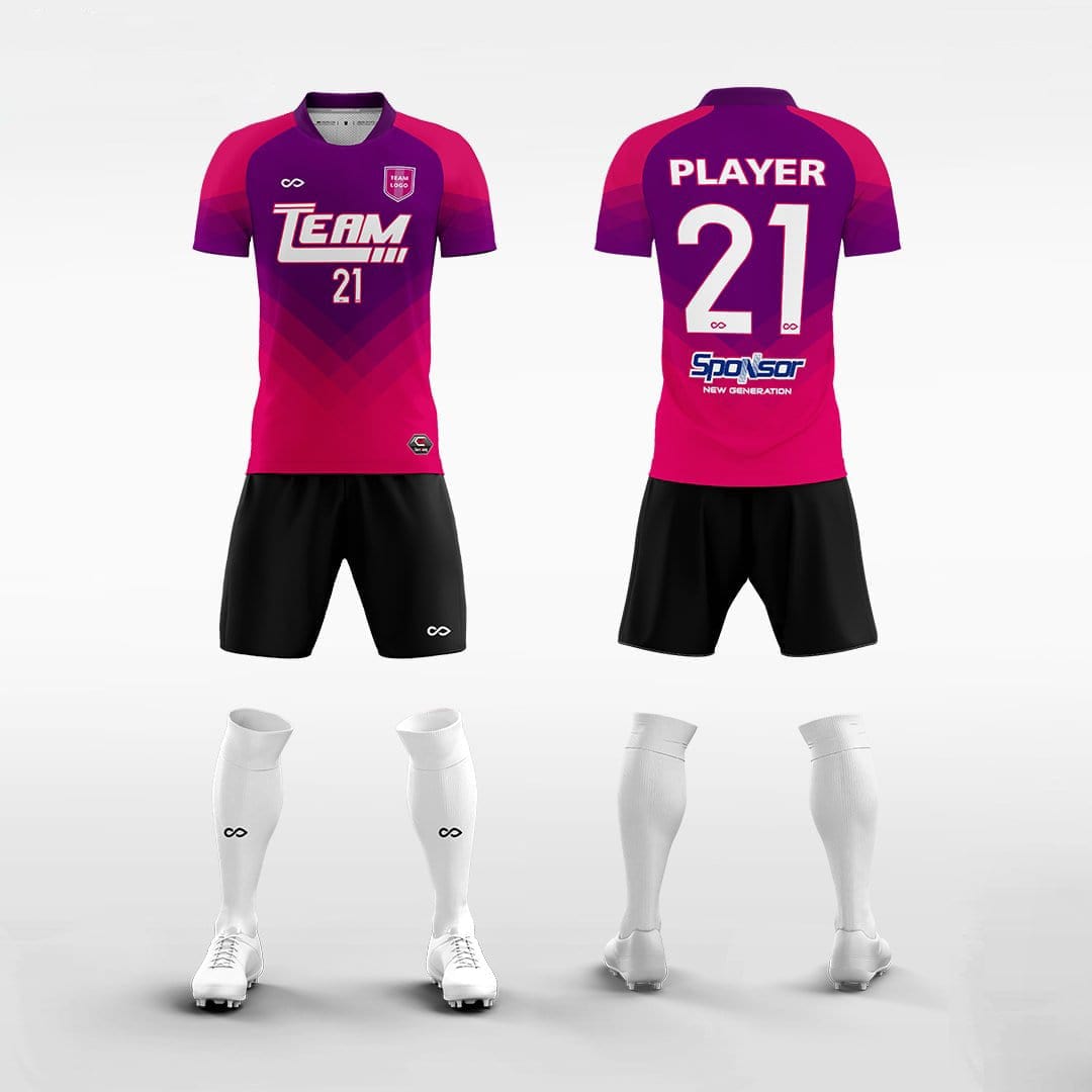 Cikers Sports 非黑五 Purple / XXXS Continent - Kids Sublimated Football Kit