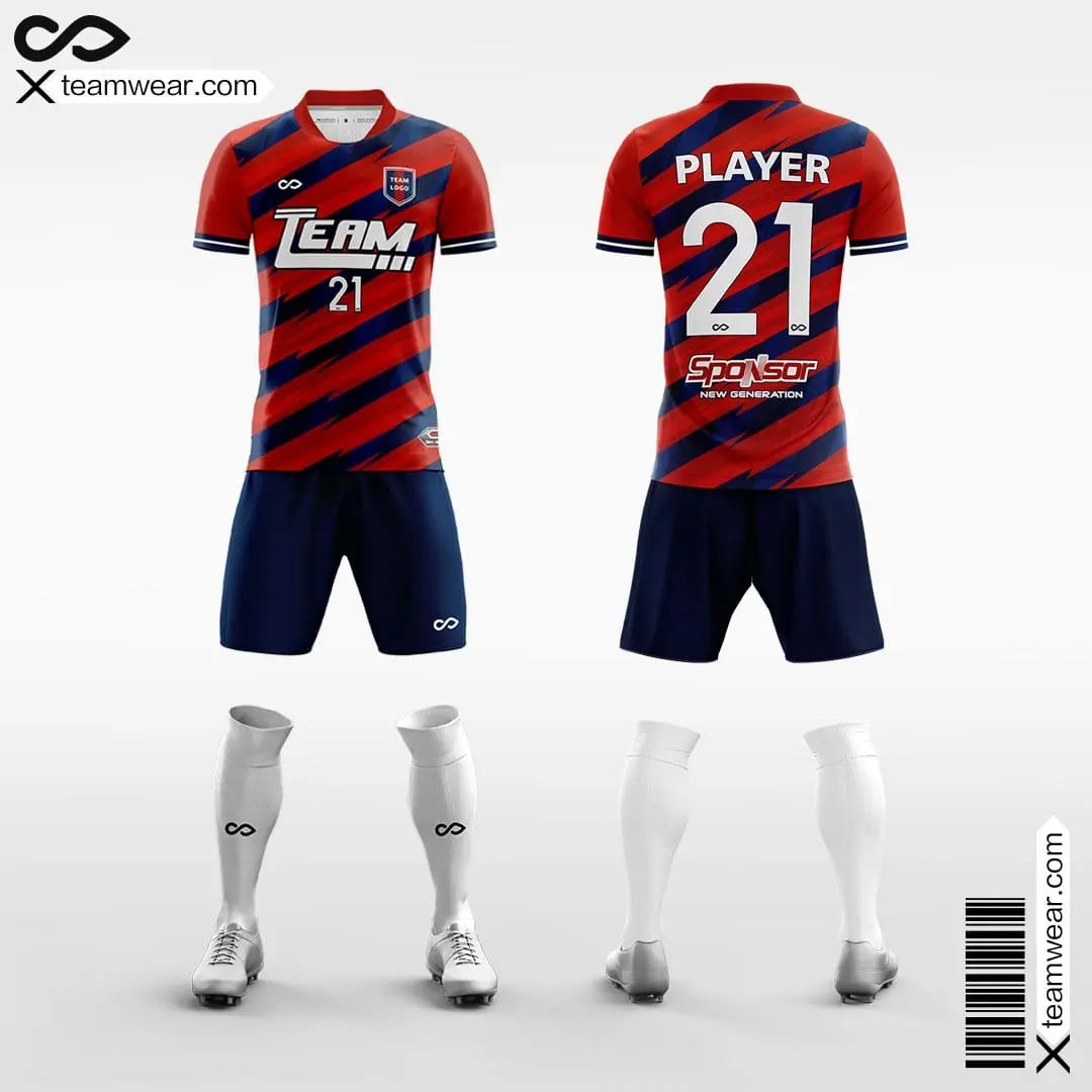 Cikers Sports 非黑五 Red / S Thorn - Men's Sublimated Football Kit