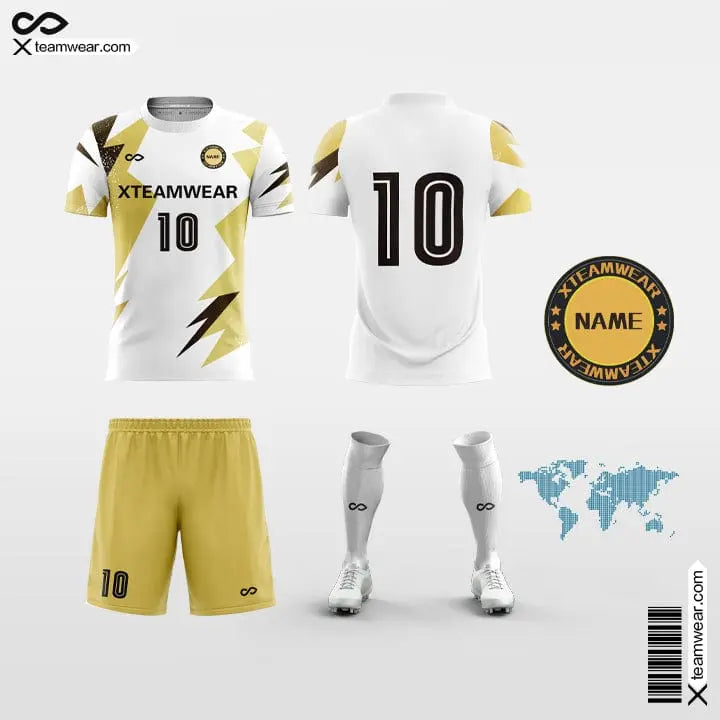 Cikers Sports 非黑五 Yellow / S Light And Shadow - Men's Sublimated Football Kit