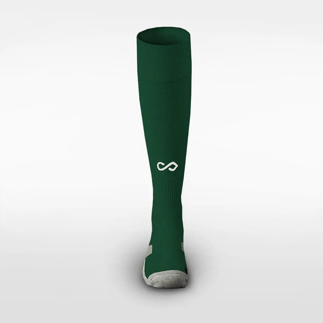 Cikers Sports Accessories Dark Green / Free Soar Adult Over-The-Calf Soccer Socks