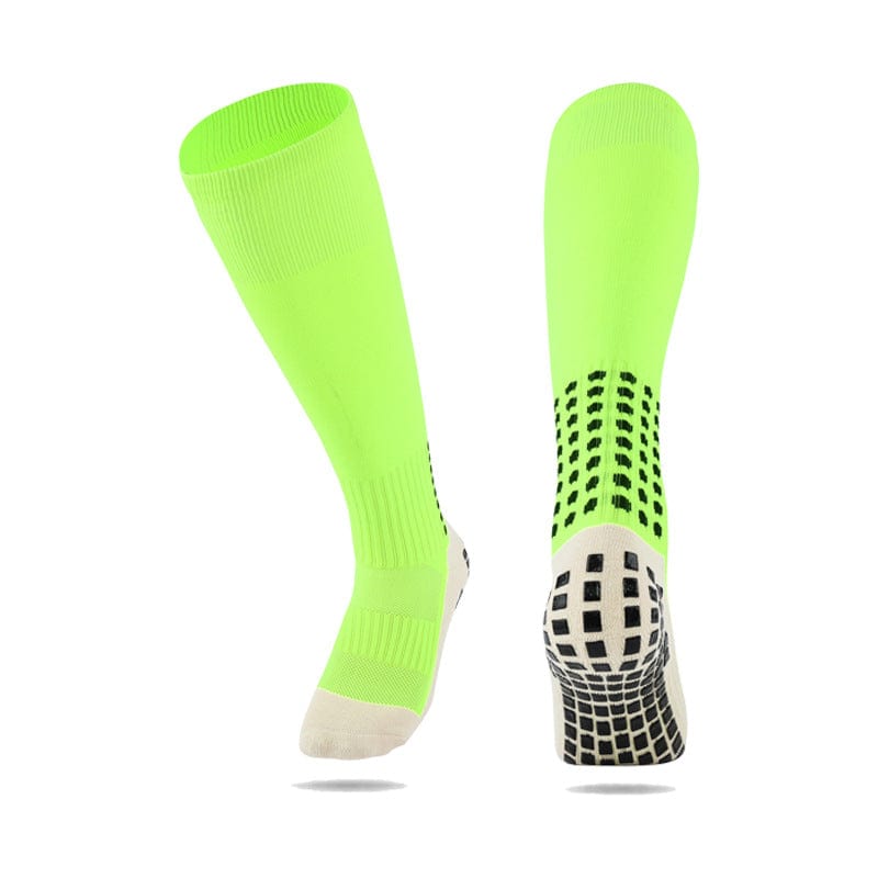 Cikers Sports Accessories Fluorescent Green / Free Kids Over-The-Calf Grip Socks