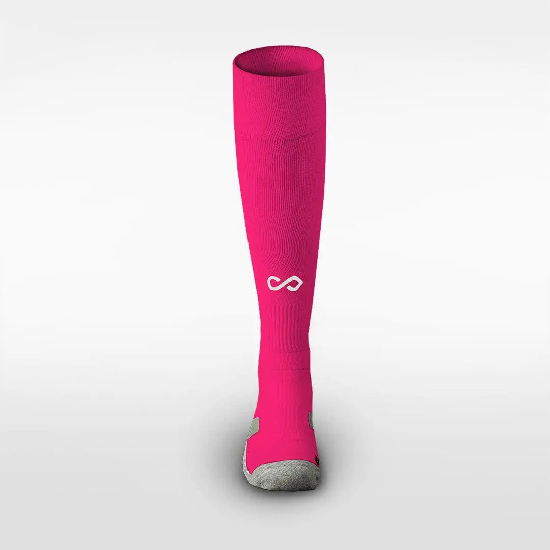 Cikers Sports Accessories Pink / Free Soar Adult Over-The-Calf Soccer Socks