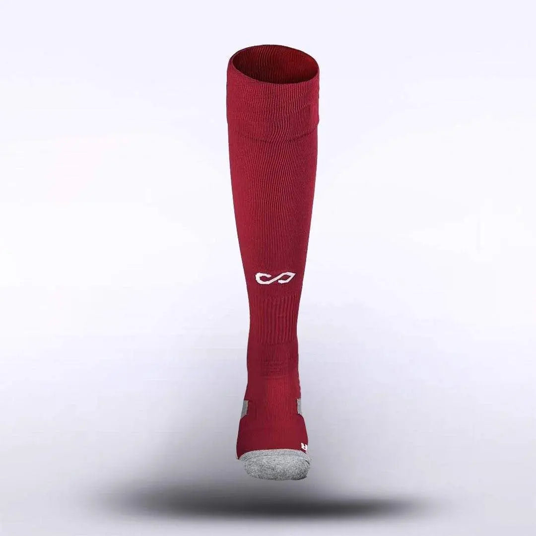 Cikers Sports Accessories Red / Free Soar Adult Over-The-Calf Soccer Socks
