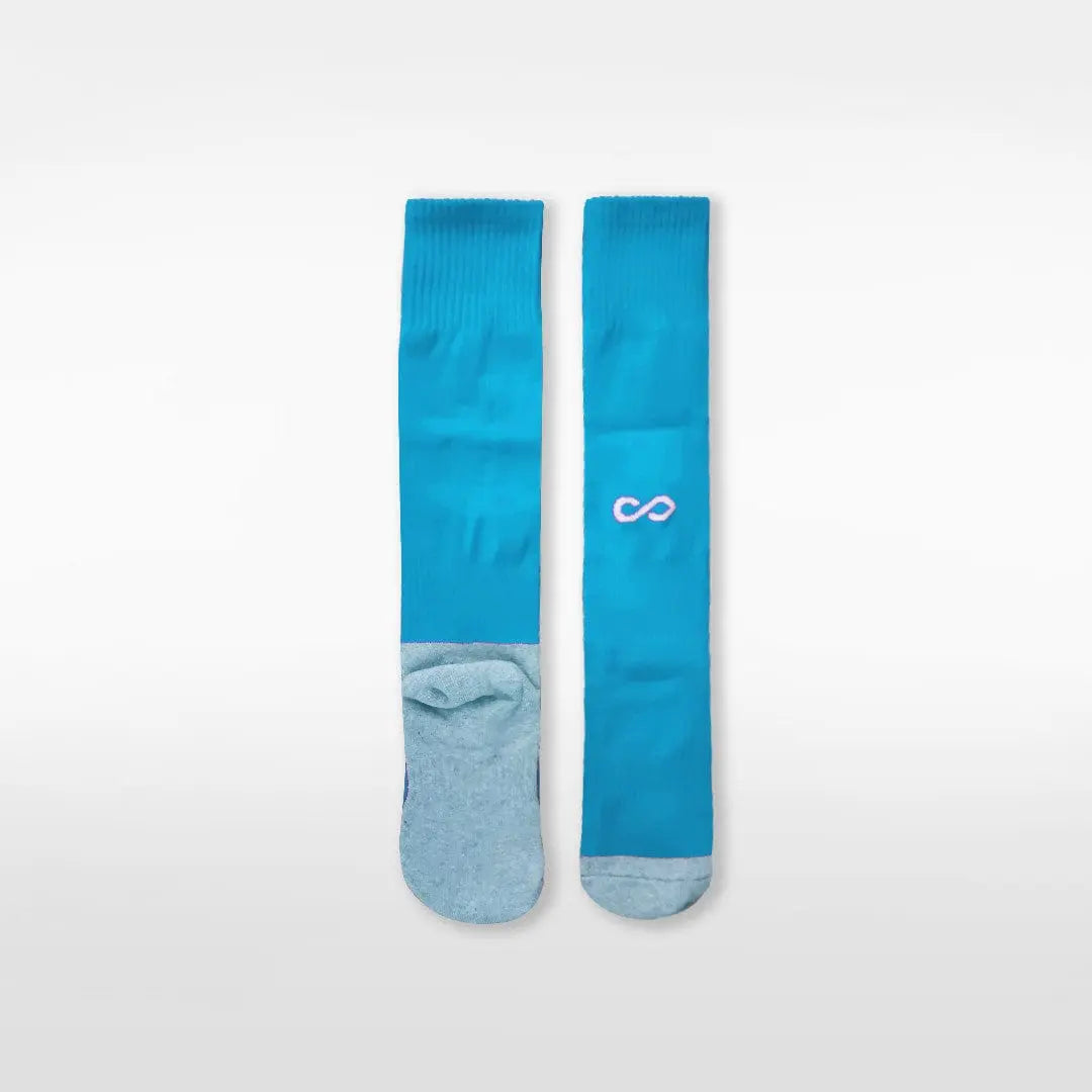Cikers Sports Accessories Sky Blue / Free Kids Over-The-Calf Football Socks
