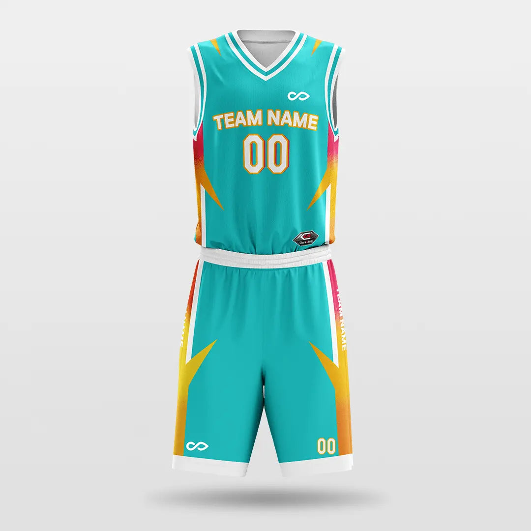 Cikers Sports Basketball Jersey Blue / S Armor - Customized Sublimated Basketball Set