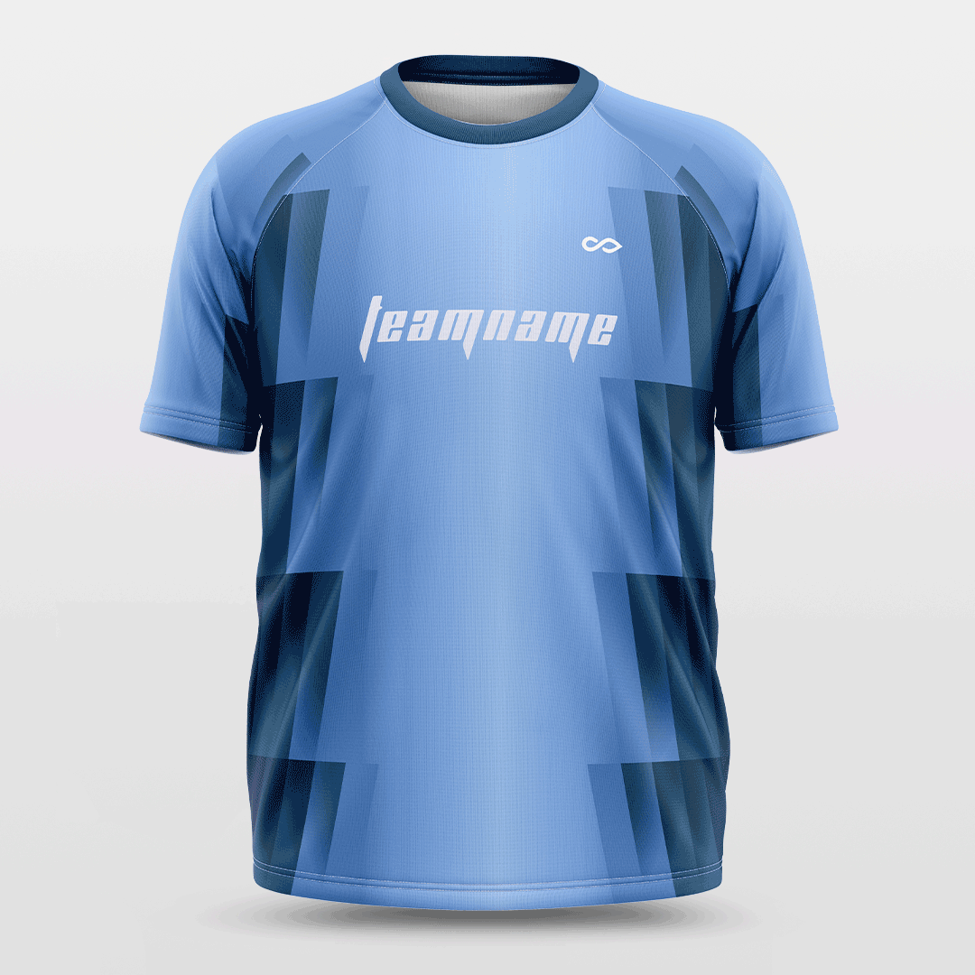 Cikers Sports Basketball Jersey Blue / S Customized Baggy Shoulder Short Sleeve Jersey