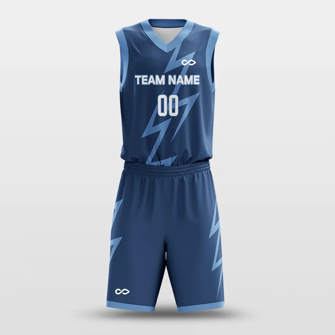 Cikers Sports Basketball Jersey Blue / S Thunder - Customized Sublimated Basketball Set