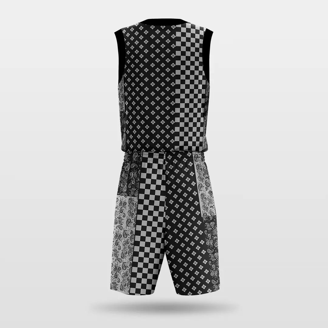 Cikers Sports Basketball Jersey Cashew - Customized Sublimated Basketball Set