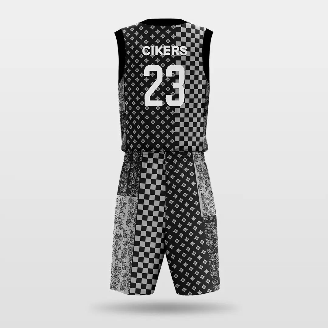 Cikers Sports Basketball Jersey Cashew - Customized Sublimated Basketball Set