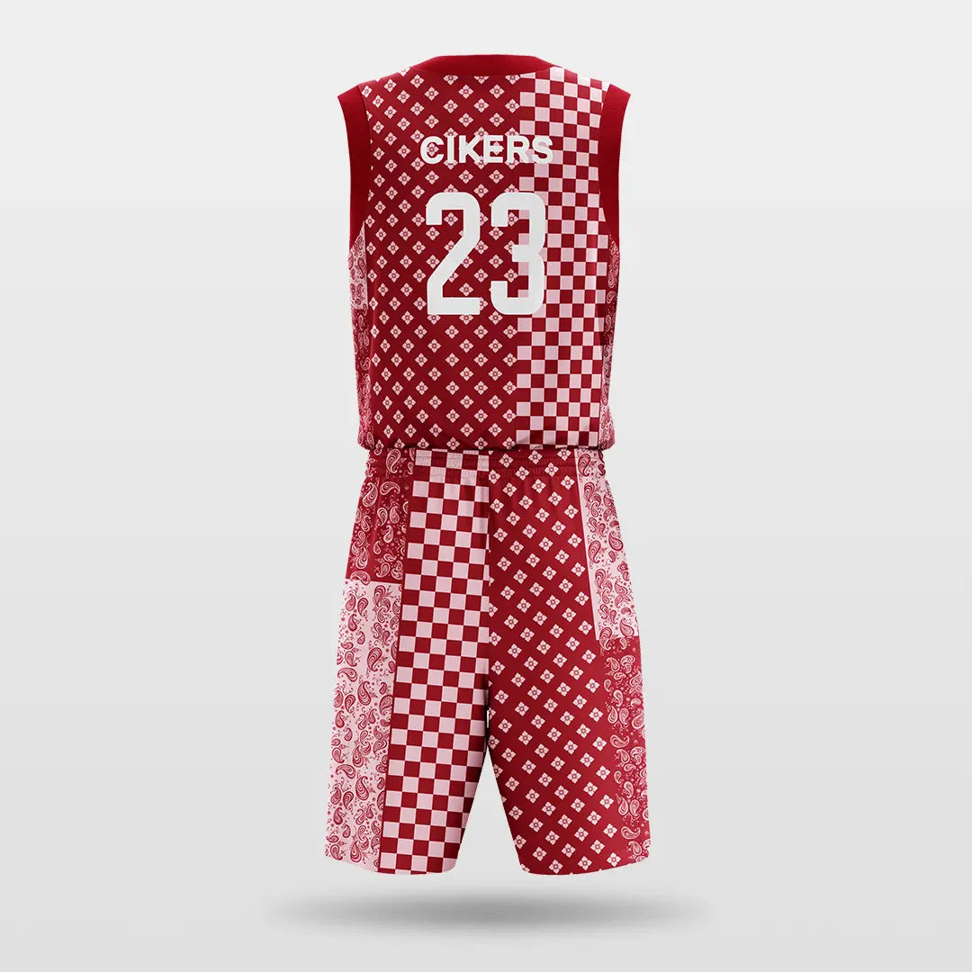 Cikers Sports Basketball Jersey Cashew - Customized Sublimated Basketball Set