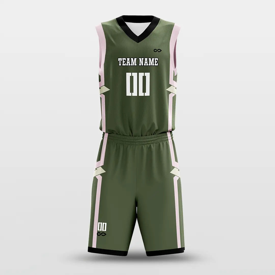 Cikers Sports Basketball Jersey Dark Green / S Hero - Customized Sublimated Basketball Set