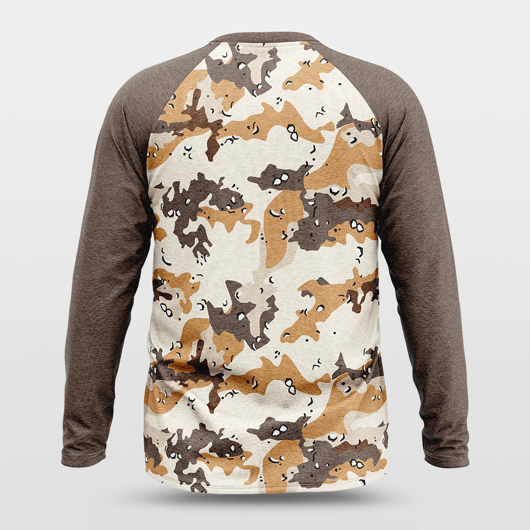 Cikers Sports Basketball Jersey Desert - Customized Baggy Long Sleeve Shooting Jersey