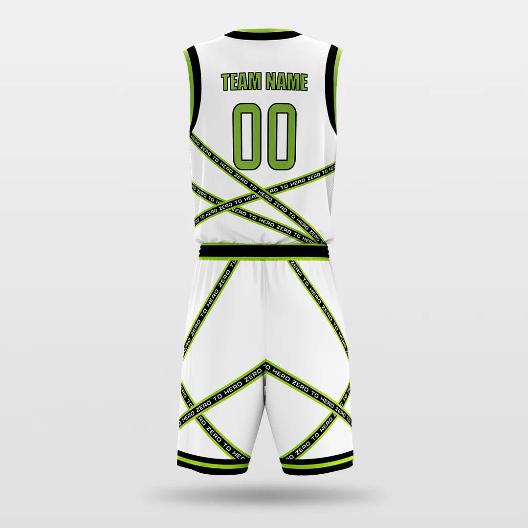 Cikers Sports Basketball Jersey Fission - Customized Sublimated Basketball Set