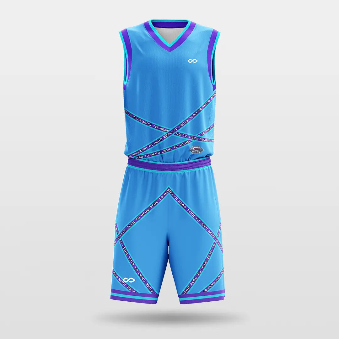 Cikers Sports Basketball Jersey Fission - Customized Sublimated Basketball Set