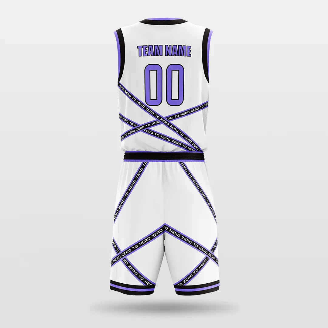 Cikers Sports Basketball Jersey Fission - Customized Sublimated Basketball Set