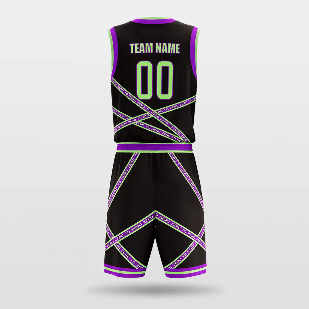Cikers Sports Basketball Jersey Fission - Customized Sublimated Basketball Set