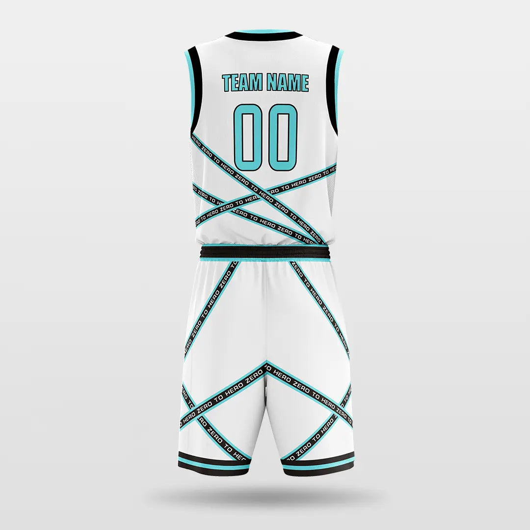 Cikers Sports Basketball Jersey Fission - Customized Sublimated Basketball Set