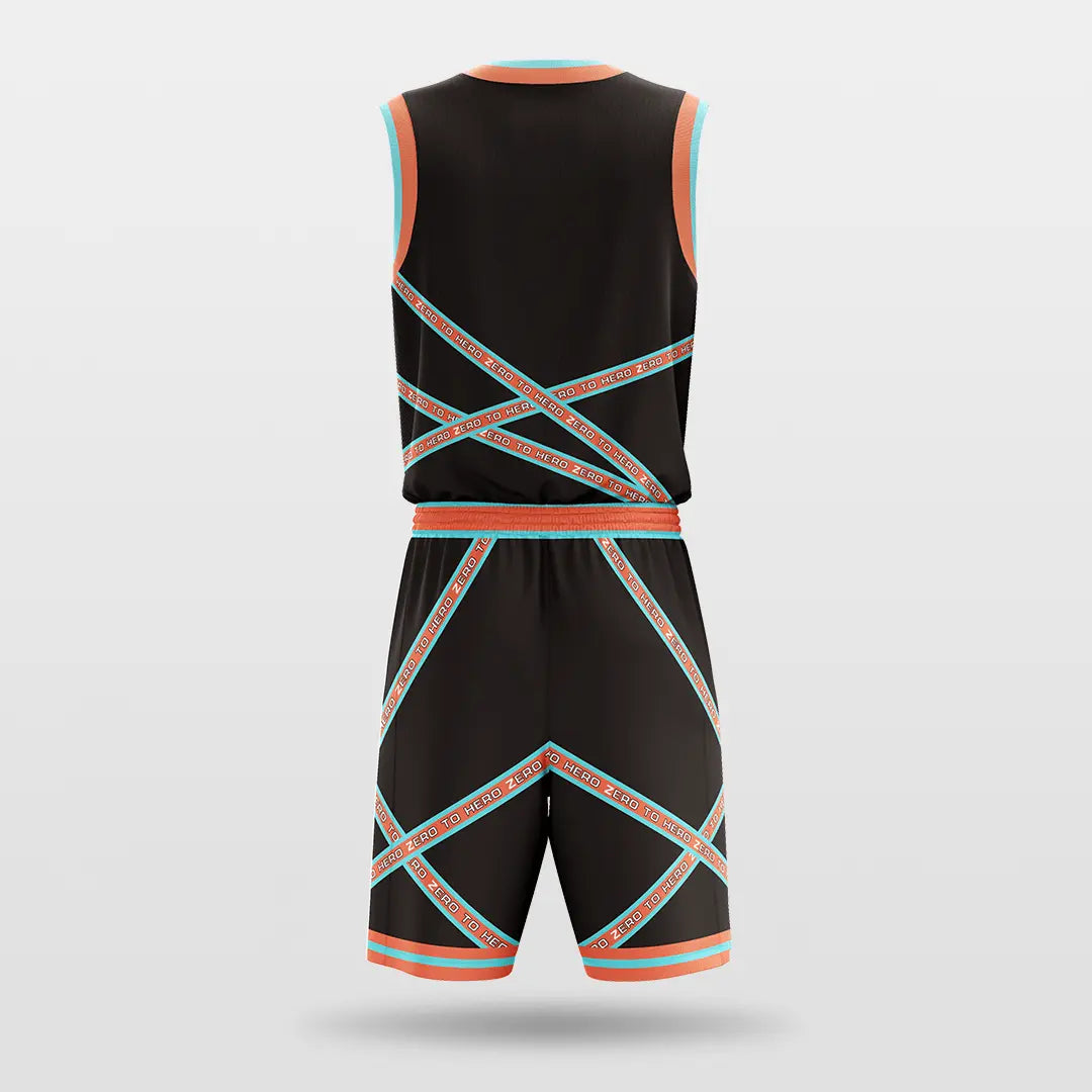 Cikers Sports Basketball Jersey Fission - Customized Sublimated Basketball Set