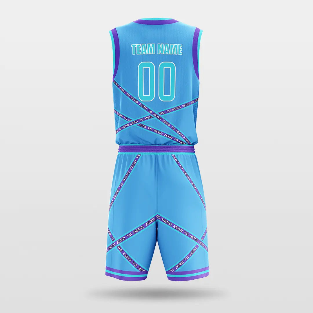Cikers Sports Basketball Jersey Fission - Customized Sublimated Basketball Set