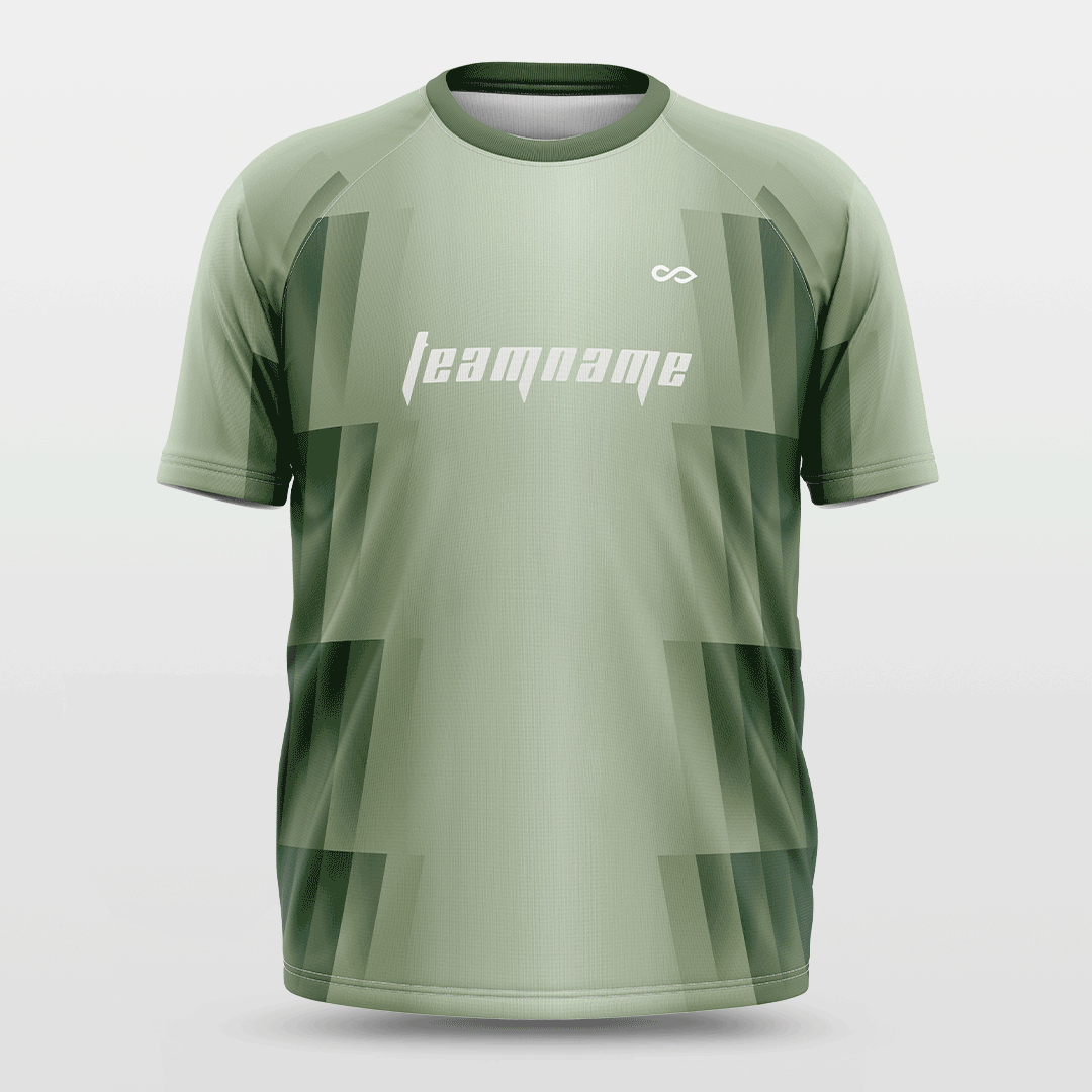 Cikers Sports Basketball Jersey Green / S Customized Baggy Shoulder Short Sleeve Jersey