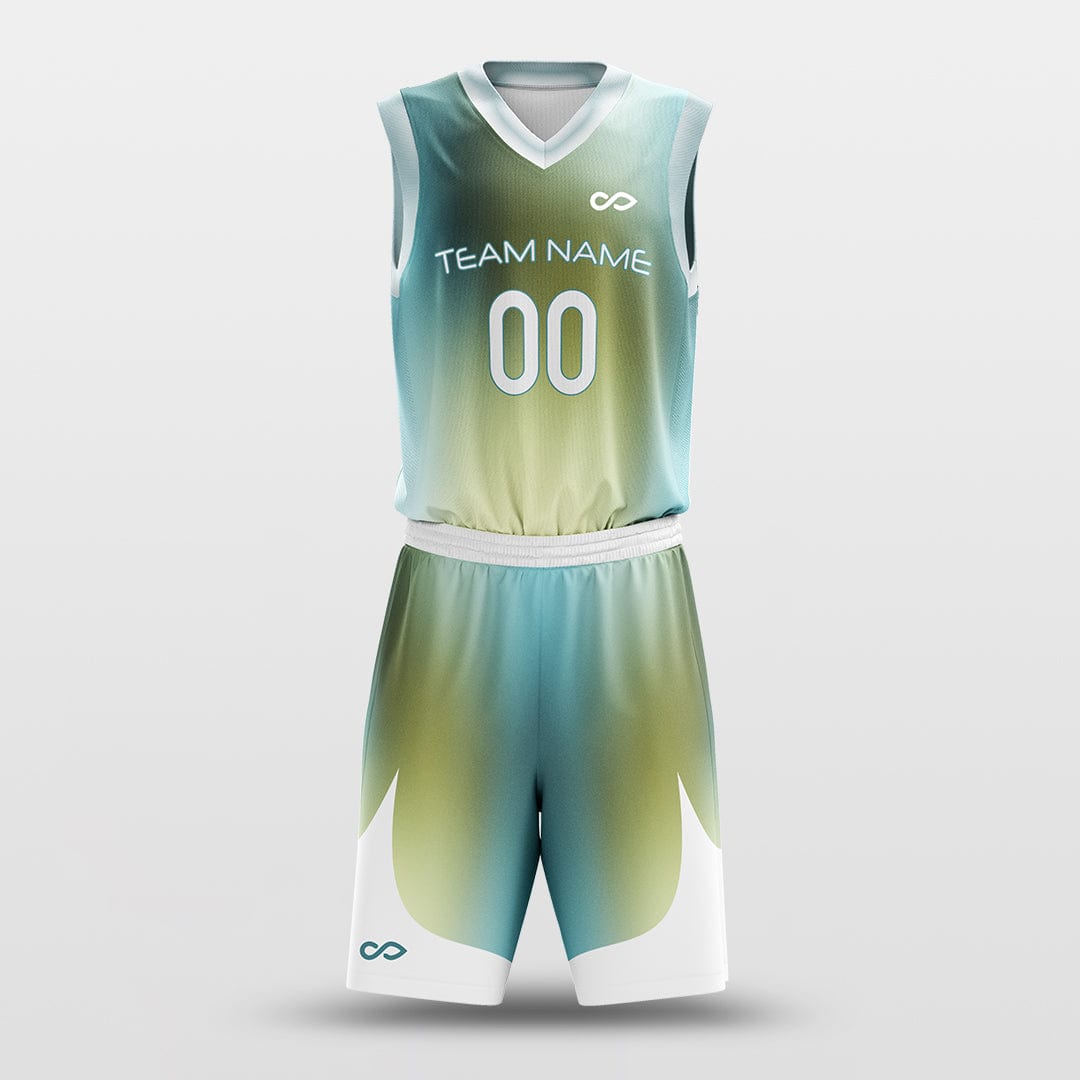 Cikers Sports Basketball Jersey Green / S Polar Light - Customized Sublimated Basketball Set