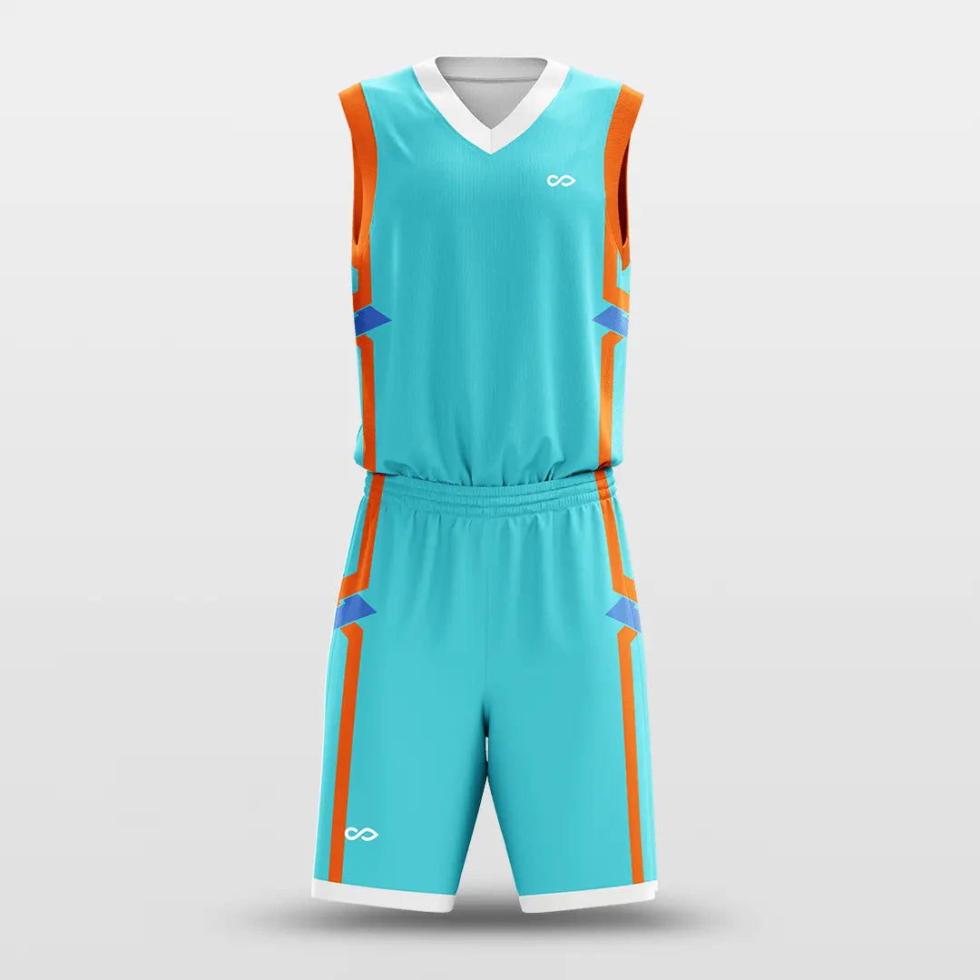 Cikers Sports Basketball Jersey Hero - Customized Sublimated Basketball Set
