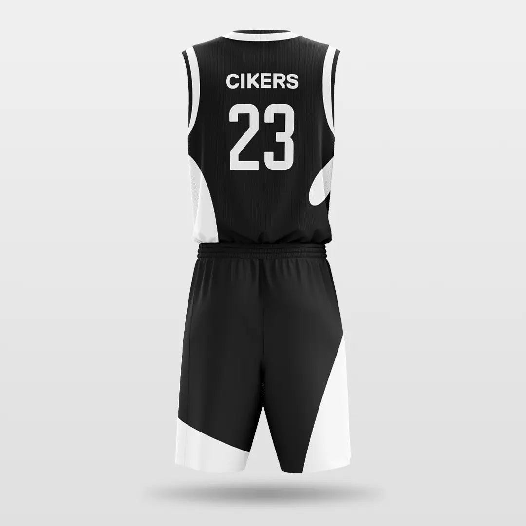 Cikers Sports Basketball Jersey Killer Whale- Sublimated Basketball Set
