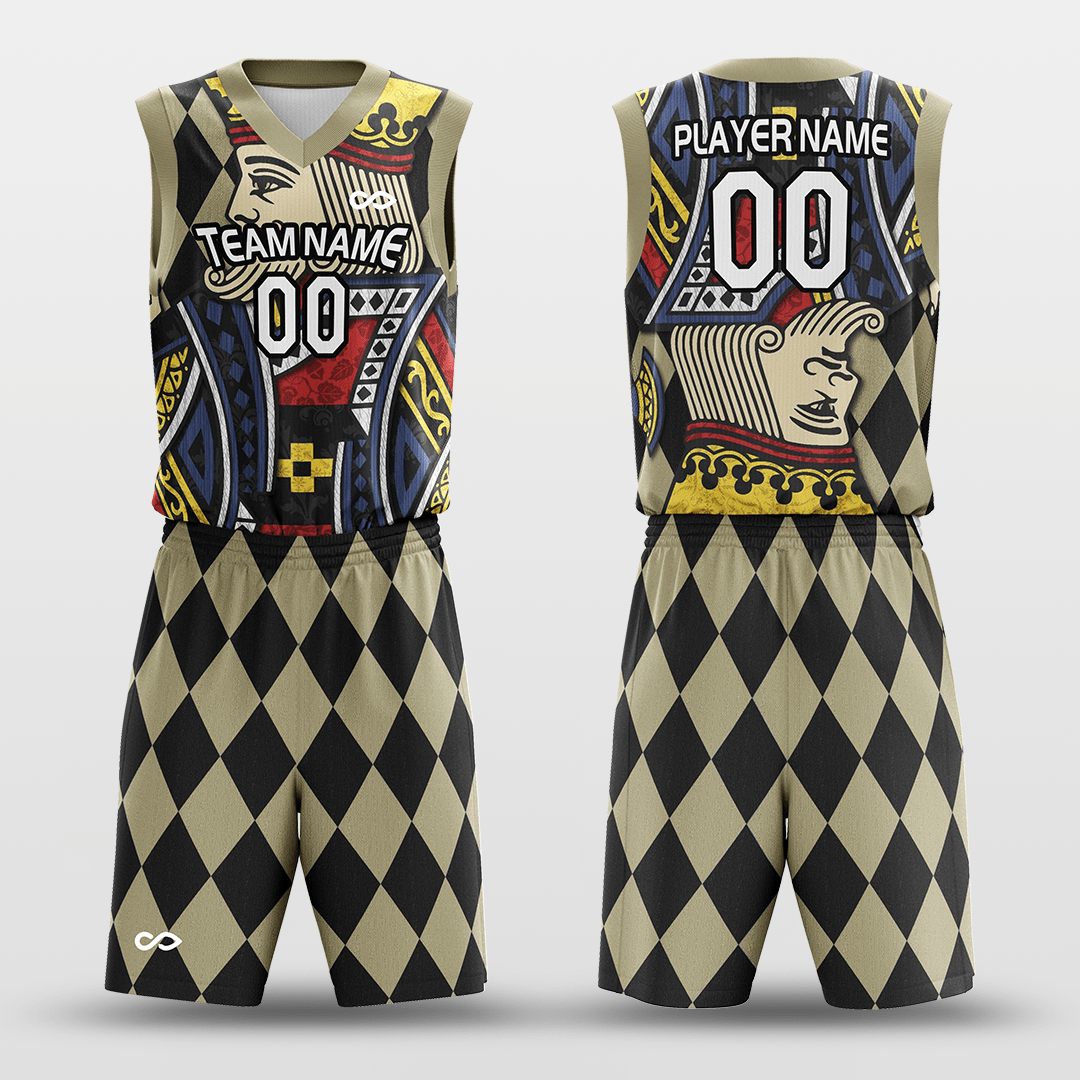 Cikers Sports Basketball Jersey King - Customized Sublimated Basketball Set