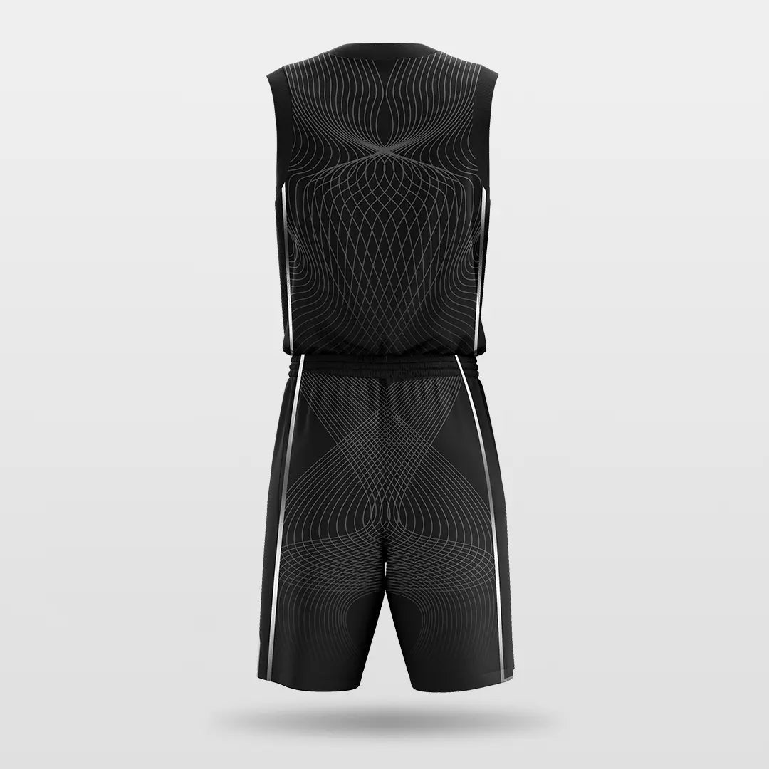 Cikers Sports Basketball Jersey Latitude and Longitude - Customized Sublimated Basketball Set