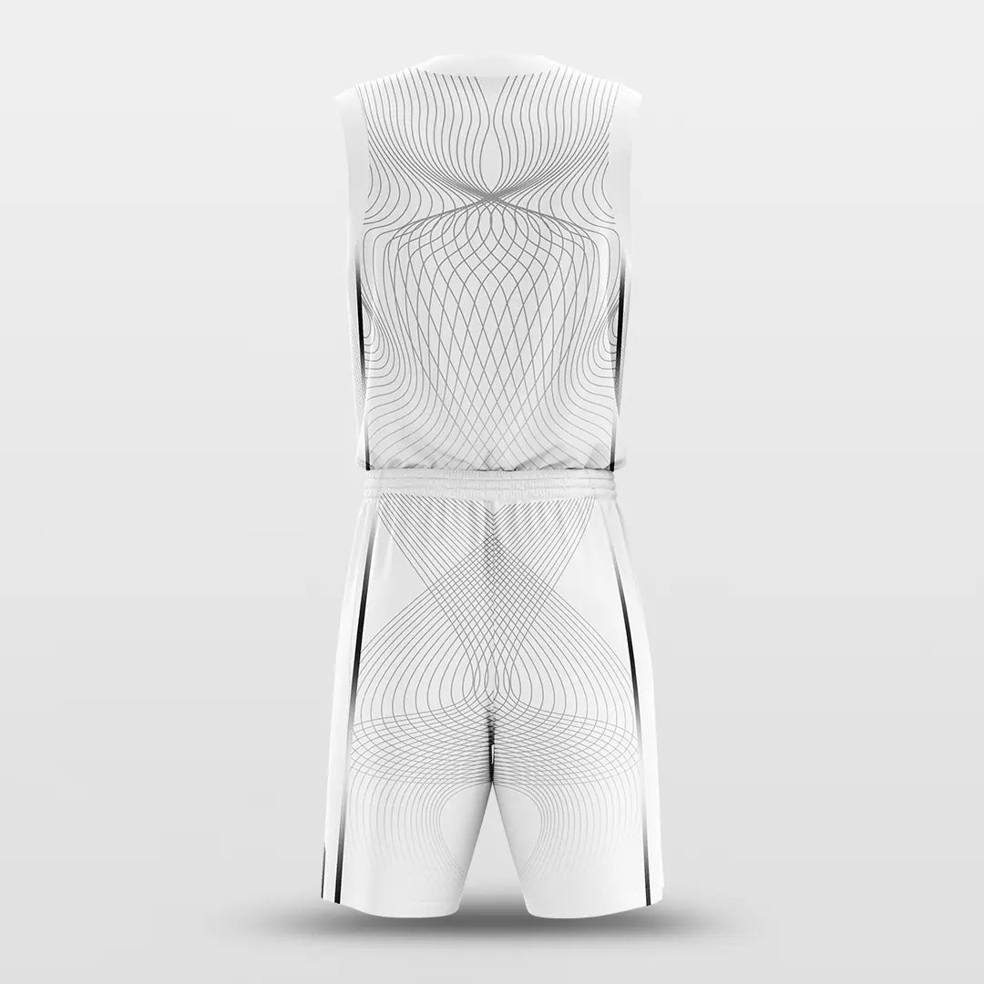 Cikers Sports Basketball Jersey Latitude and Longitude - Customized Sublimated Basketball Set