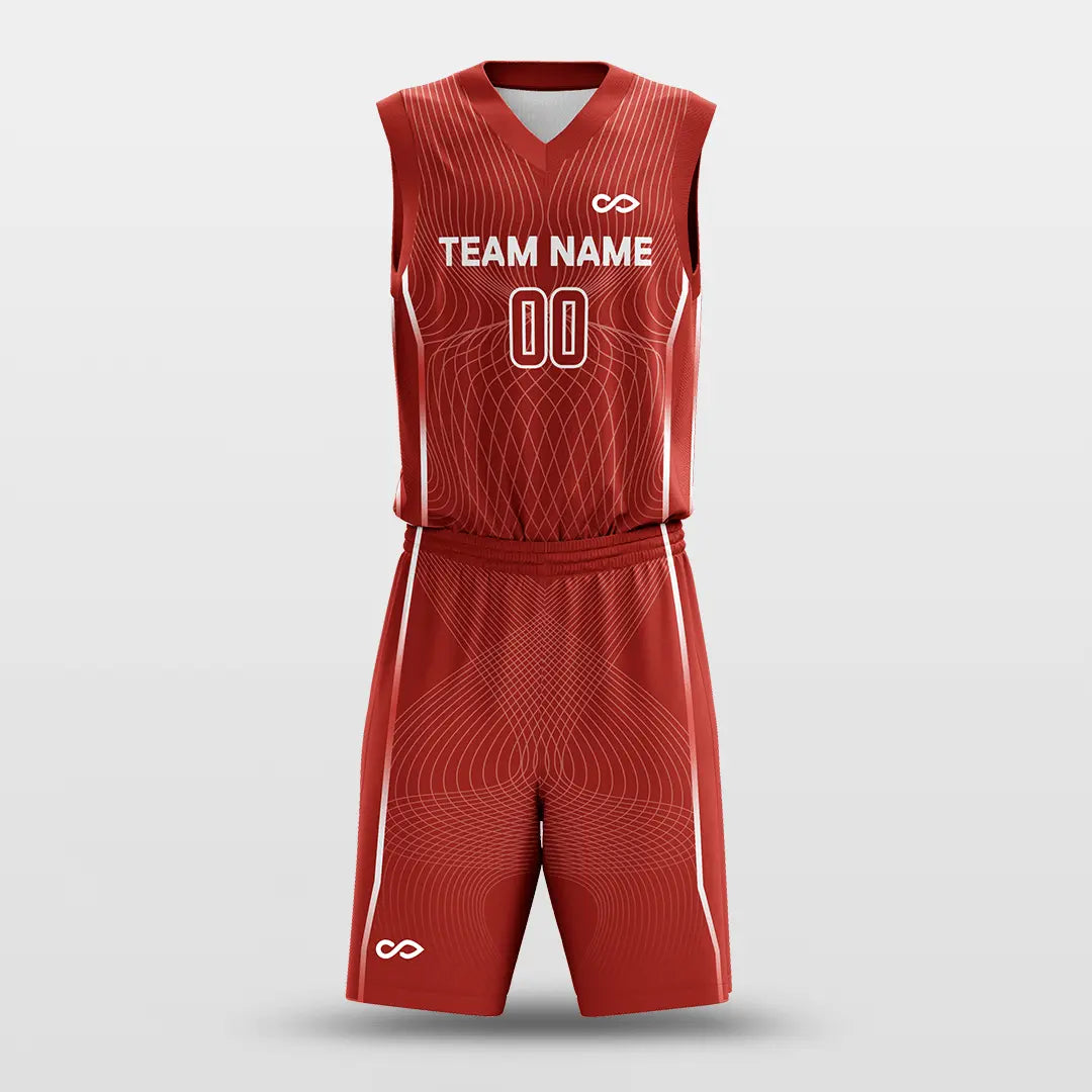 Cikers Sports Basketball Jersey Latitude and Longitude - Customized Sublimated Basketball Set