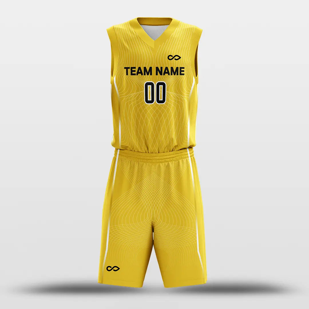 Cikers Sports Basketball Jersey Latitude and Longitude - Customized Sublimated Basketball Set