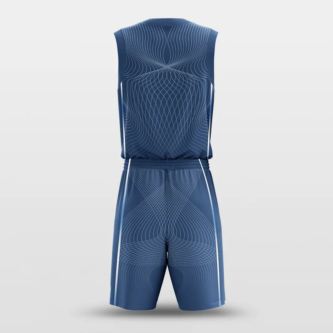 Cikers Sports Basketball Jersey Latitude and Longitude - Customized Sublimated Basketball Set